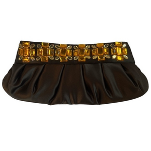 Vanessa Brown‎ Clutch with Jewels on the Band.